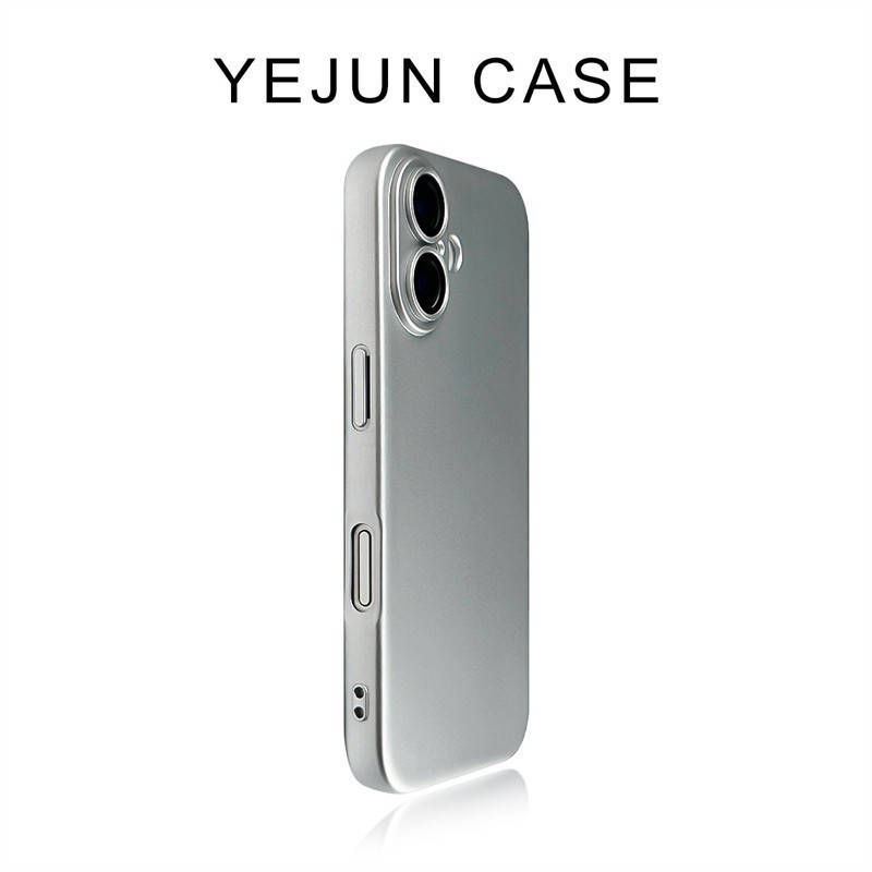 [OPPO] 18 Yejun เหมาะสําหรับ Apple 16 เคสโทรศัพท์ Silver Star Liquid Goggles Frosted iphone16promax 