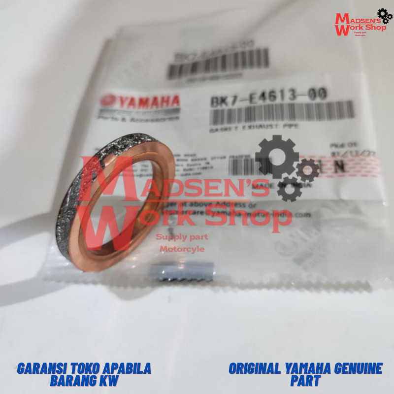 Packing paking ไฟเบอร์ asbes BK7-E4613-00 ท่อไอเสีย nmax n max aerox 155 เก่า R15 และ lexi ใหม่เดิม