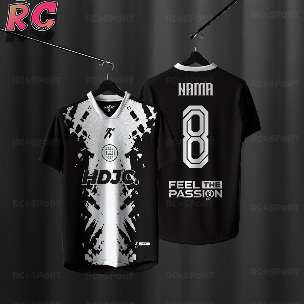 RC-Jersey Custom NameNEW Design Malaysia Futsal FOOTBALL jersey baju t เสื้อ lelaki ราคาถูกกีฬากลางแ