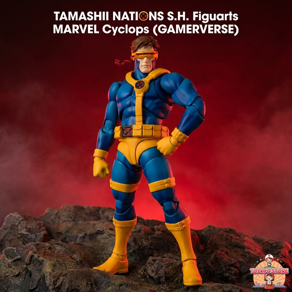 TAMASHII NATIONS S.H. Figuarts MARVEL Cyclops (GAMERVERSE) Figure [Direct from Japan]