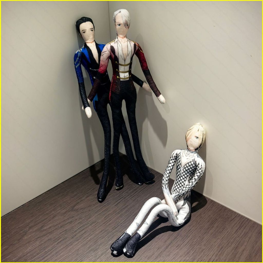 YT3 YURI!!! บน ICE Yuri Plisetsky Victor Nikiforov Katsuki Yuri Poseable แห้งหนูลวด Armature Plushie