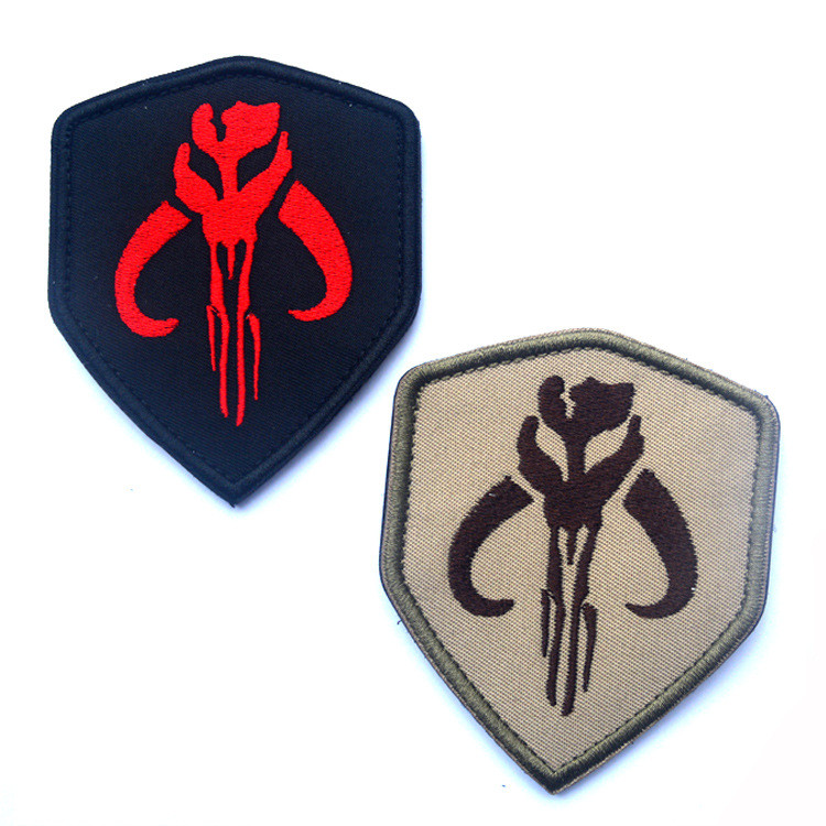 Audor Bounty Hunter Bounty Hunter Mandalorian Bounty Hunter Armband ปัก Velcro สติกเกอร์ผ้าสติกเกอร์