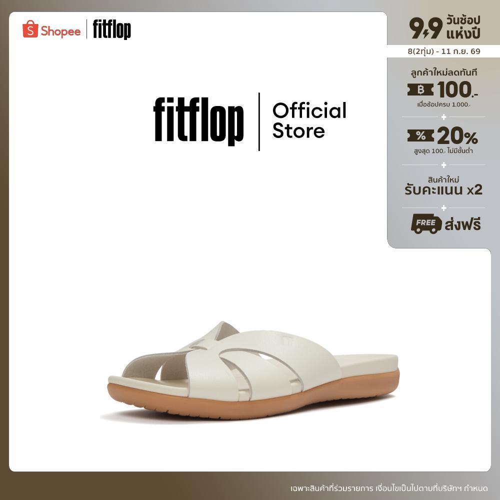 FITFLOP SOLAY WATERPROOF-LEATH WOVEN S รองเท้าแตะผู้หญิง รุ่น A6A-477 สี BEIGE