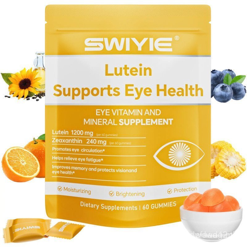 SwiyieLutein&ZeaxanthinGummies–EyeHealthwithAstaxanthin,VitaminACE–BlueLightDefense,Vision,BerryFlav