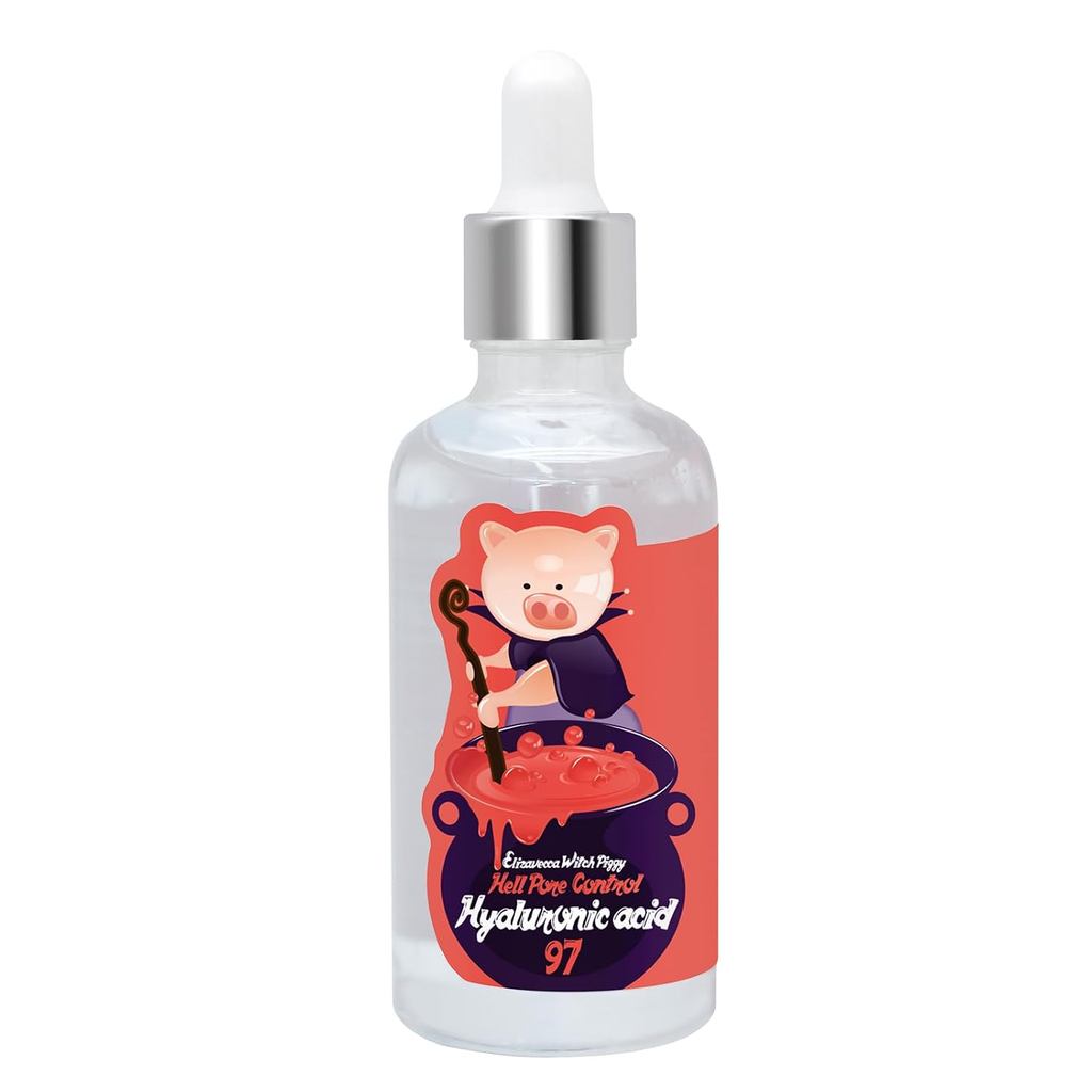 Elizavecca Witch Piggy Hell Pore Control Serum สูตรที่มี 97% Hyaluronic Acid 50 ml