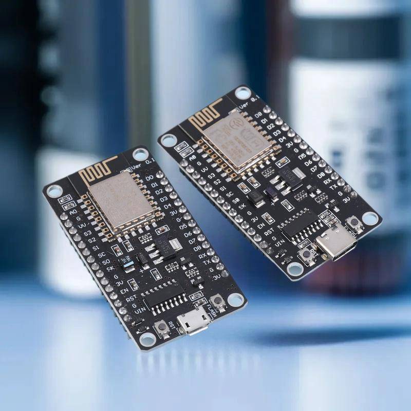 NEWSD Nodemcu Lua V2.1 ESP8266 ESP-12F บอร์ดพัฒนา WIFI Micro USB- CH340 บอร์ดพร้อมปุ่มแฟลชและปุ่ม RS