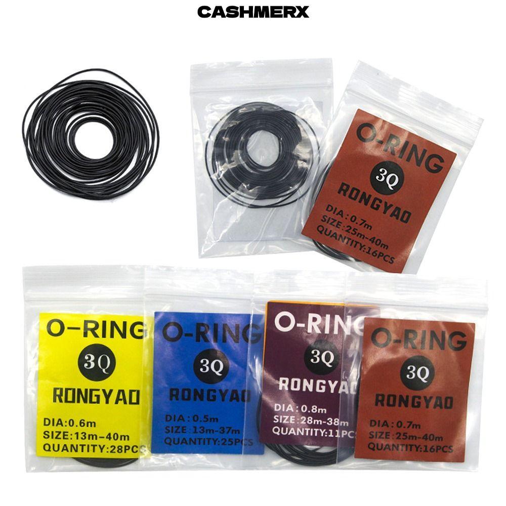 CASHMERX 1 แพ็คยาง O-Ring, 0.5/0.6/0.7/0.8 มม.ยางนาฬิกาปะเก็น,กันน้ําซ่อมเครื่องมือ O-Ring ปะเก็นสํา