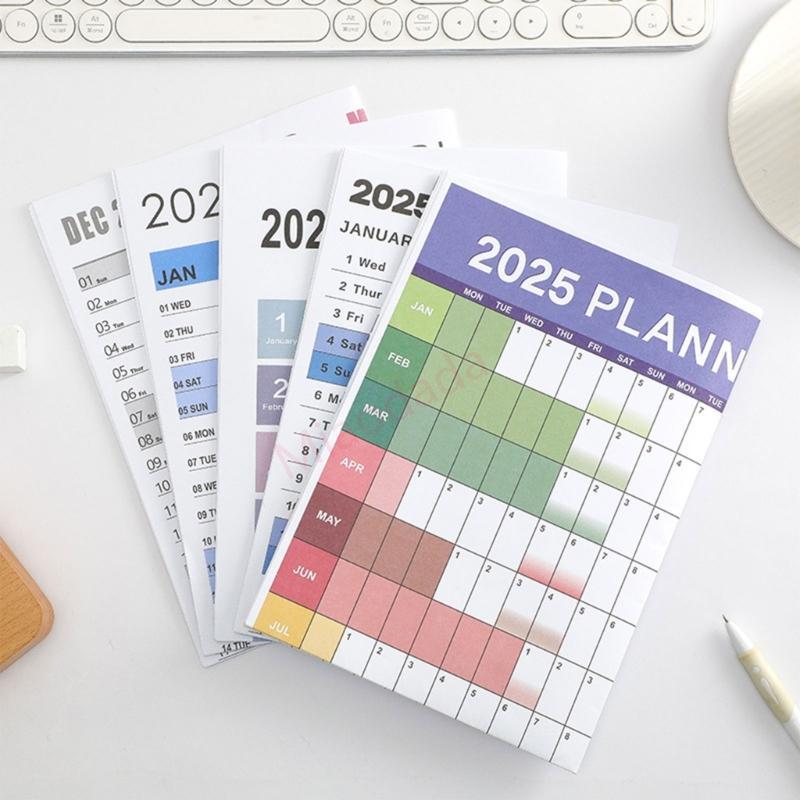 MDD 2025 Yearly Planner ปฏิทิน Family Home Planner Calender 2025 นักวางแผนปีเต็ม