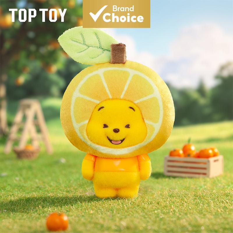 TOP TOY Winnie The Pooh Little Orchard Series กล่องตาบอดรูป (8 ซม.7 ซม.11.5 ซม.) ของขวัญสะสมที่ได้รั