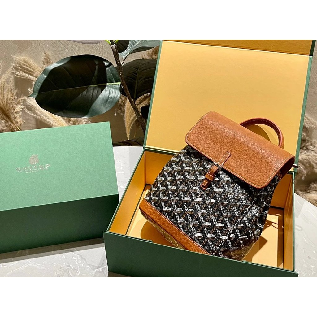 Alpin mini goryard กระเป๋าเป้สะพายหลังสไตล์คลาสสิกเย็นแนะนํา Access Social Stress-Free Leather Commu