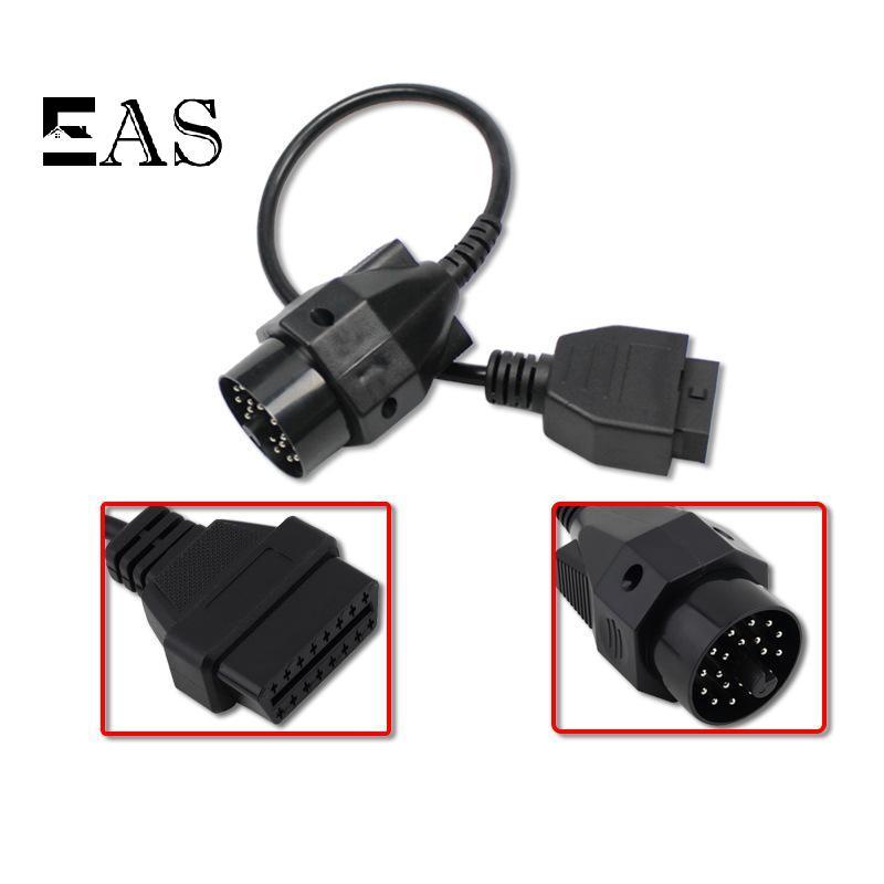 [EA] 20 PIN ถึง 2 16 PIN อะแดปเตอร์หญิงสําหรับ E36 E39 X5 Z3 OBD2 Connector ทนทานส่วนขยายวินิจฉัย Ea