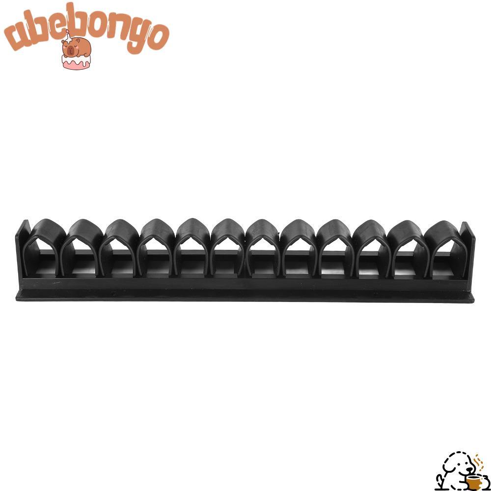 ABEBONGONY Horse Whip Crop Holder,พลาสติกสีดํา Horse Whip Crop Rack,ปฏิบัติติดผนังประหยัดพื้นที่ติดต