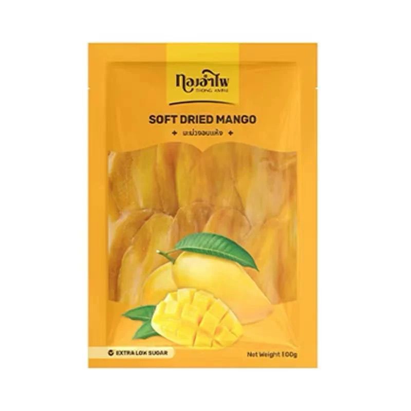 T Thailand Big C Daigou Snacks ทองอําไพคุณสมบัติไม่มีสารเติมแต่งมะม่วงอบแห้ง 100g9.5.1