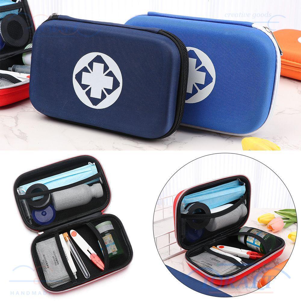 CRAFTMX ถุงเก็บยา Outdoor Travel Aid Box Emergency Kit Medical EVA Bag Kit Cloth Camping Medical Bag