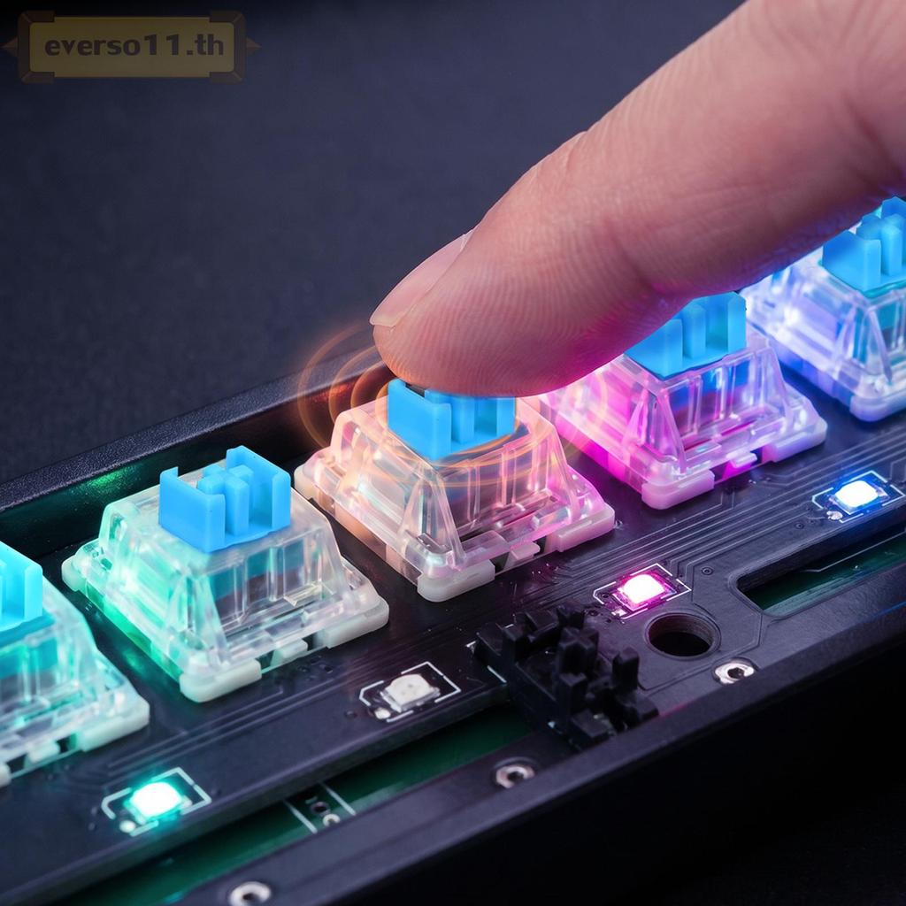 100 ชิ้นคีย์บอร์ด Clickers 3 Pin Clicky Mechanical Keyboard Switch SHOPTKC4524