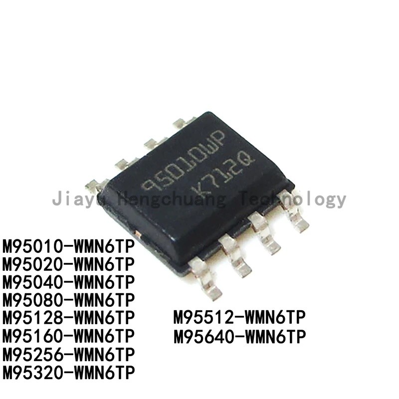 10PCS M95010-WMN6TP, M95512, 95020WP, 95040WP, 95080WP, 95128WP, 95256, 95640WP, 95320 SOP-8 EEPROM 