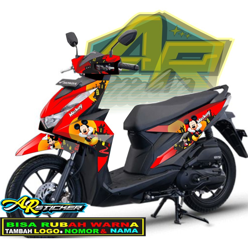 Decal Beat 2020 Beat Fi Beat Street Esp New Decal full body Deluxe Honda สติกเกอร์สติกเกอร์ MICKEY M