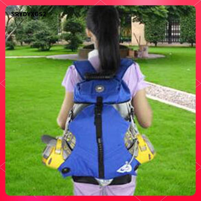 [Srydyxgs2] Skates Backpack Sports Ice Skates Storage knapsack for Inline Roller Skates สีชมพู