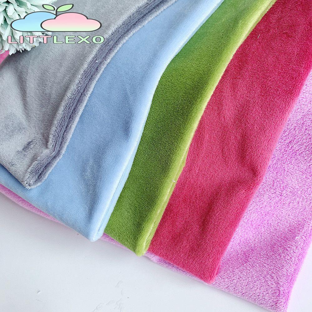 LITTLEX Diy ผ้าสิ่งทอมีให้เลือกหลายสี Handmade Home 45*50 ซม. สําหรับเย็บผ้า