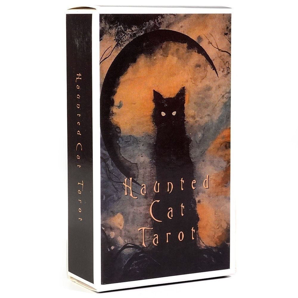 อังกฤษพร้อมสต็อก Haudted Cat Tarot Cat Tarot Tarot Tarot เกมไพ่