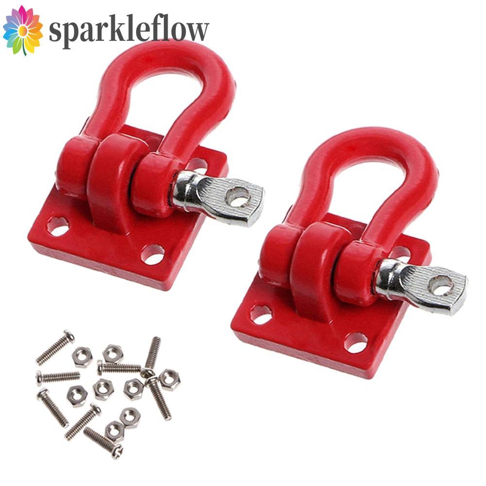 SPARKLEFLOW โลหะ Trailer Hook ใหม่ SCX10 โลหะ Crawler RC สําหรับรถบรรทุก Scale SCX-10 Winch RC Crawl