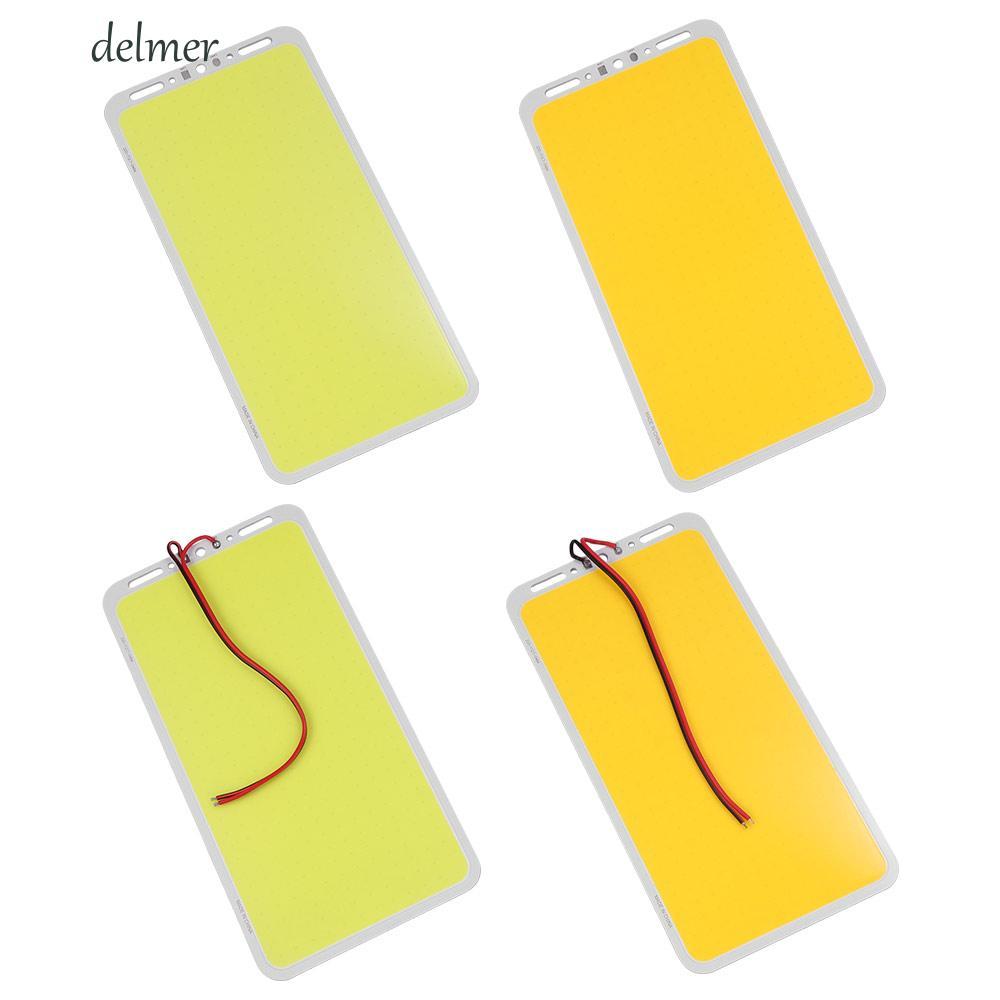 DELMER Camping Flood Lights, Chip Strip White Light COB LED Panel Light, Ultra-light COB Board หลอดไ