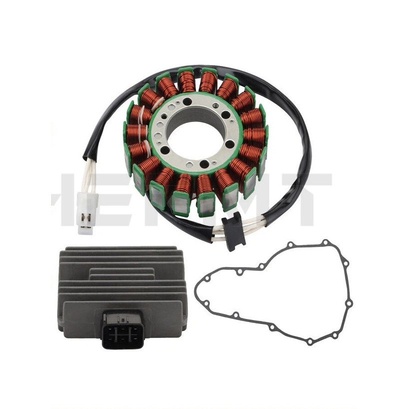 เหมาะสําหรับ Kawasaki ER/EX650 Ninja Alien Beast 650 EX400 EN6R มอเตอร์แม่เหล็ก Coil Rectifier ปะเก็