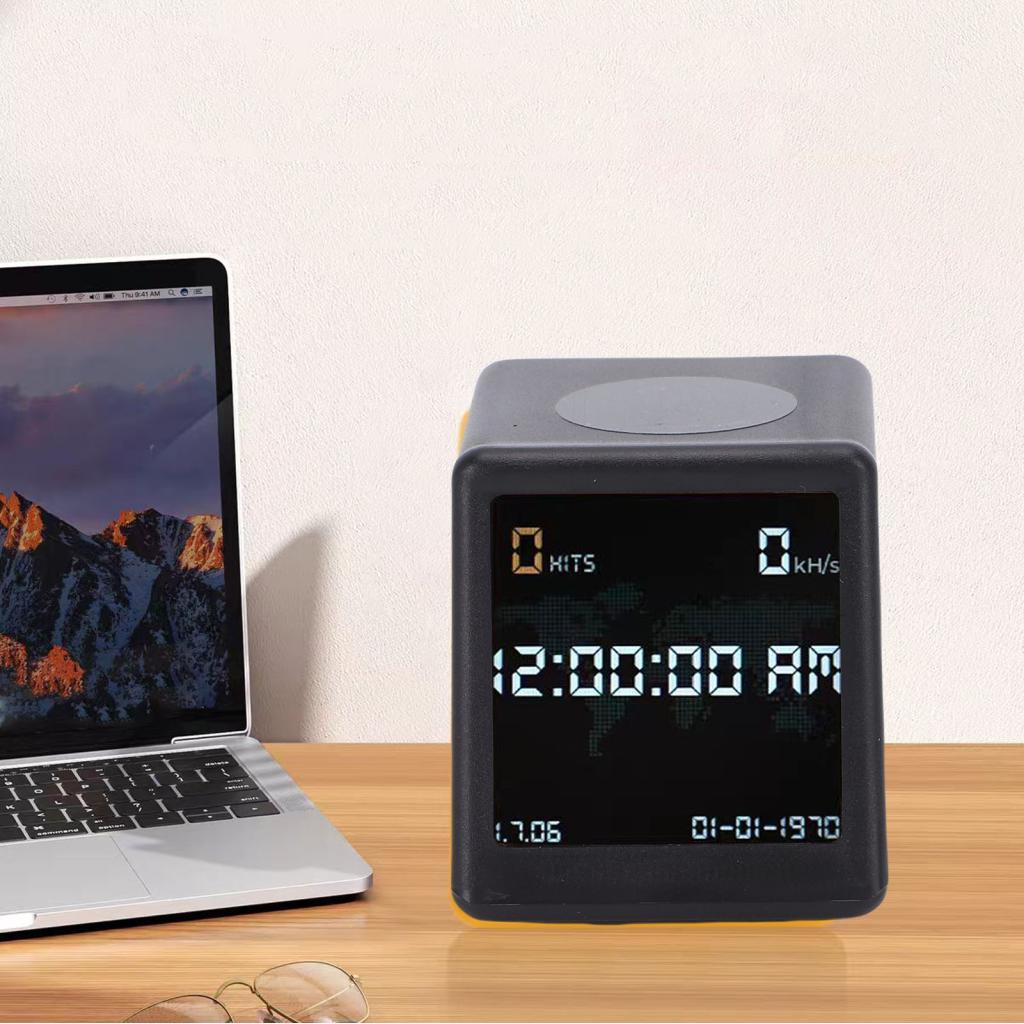 Bitcoin Miner นาฬิกาดิจิตอล WiFi Bluetooth Lottery Solo 1060kH/s Hash Rate พร้อมจอแสดงผลหน้าจอสัมผัส