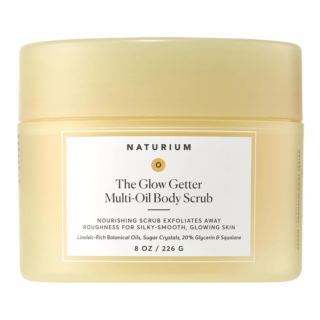 NaturiGlow Multi-Effect Body Scrub, 8oz, 0QAI
