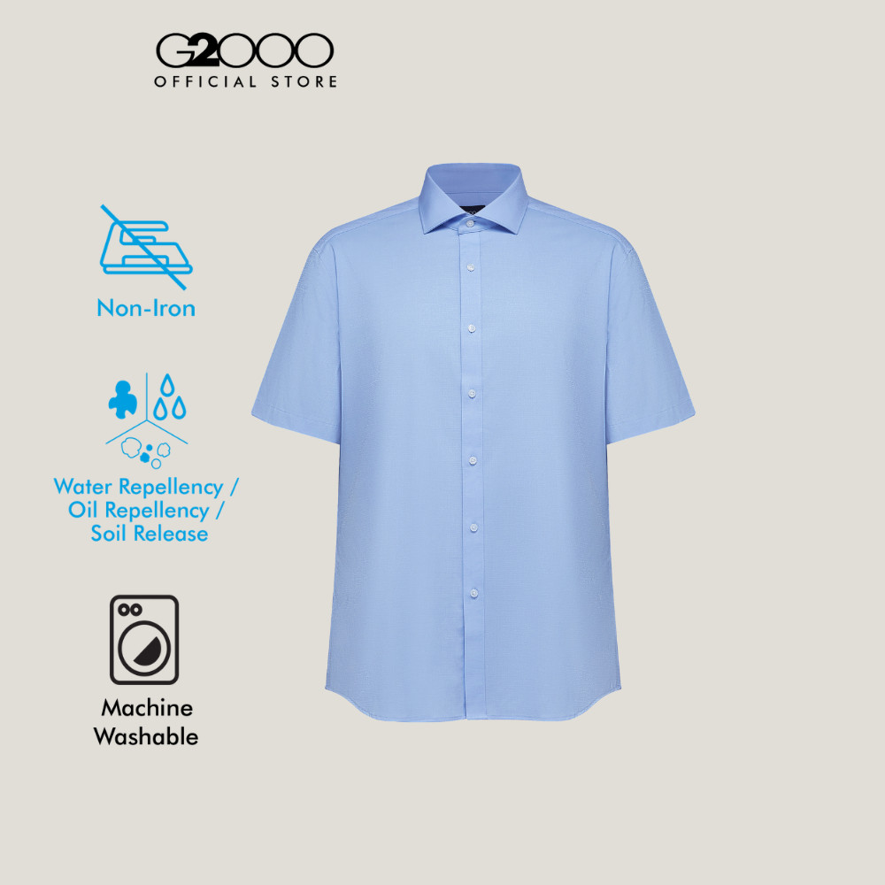 G2000 เสื้อเชิ้ตแขนสั้นแบบทางการสำหรับผู้ชาย ทรง Smart Fit รุ่น 61133882