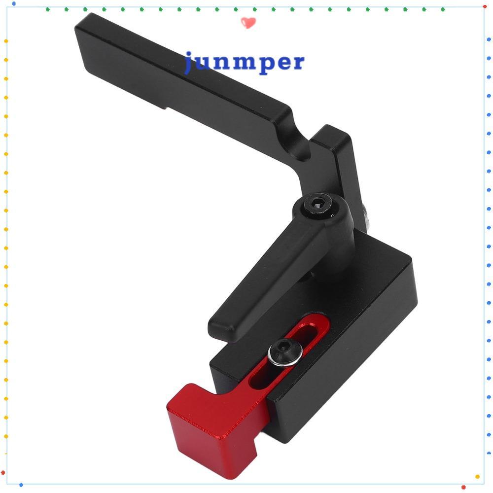 JUNMPER Miter Track Stop, การออกแบบที่ปลอดภัยอลูมิเนียม T Track Flip Stop, ขั้วต่อเลื่อนระดับมืออาชี