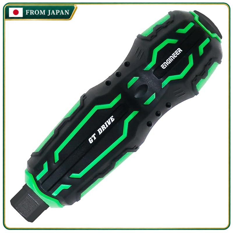 ENGINEER Neji-zaurus GT Drive Bolster Ball Grip Through Screwdriver Hex Grip Only DZ-70 | Hand Tools