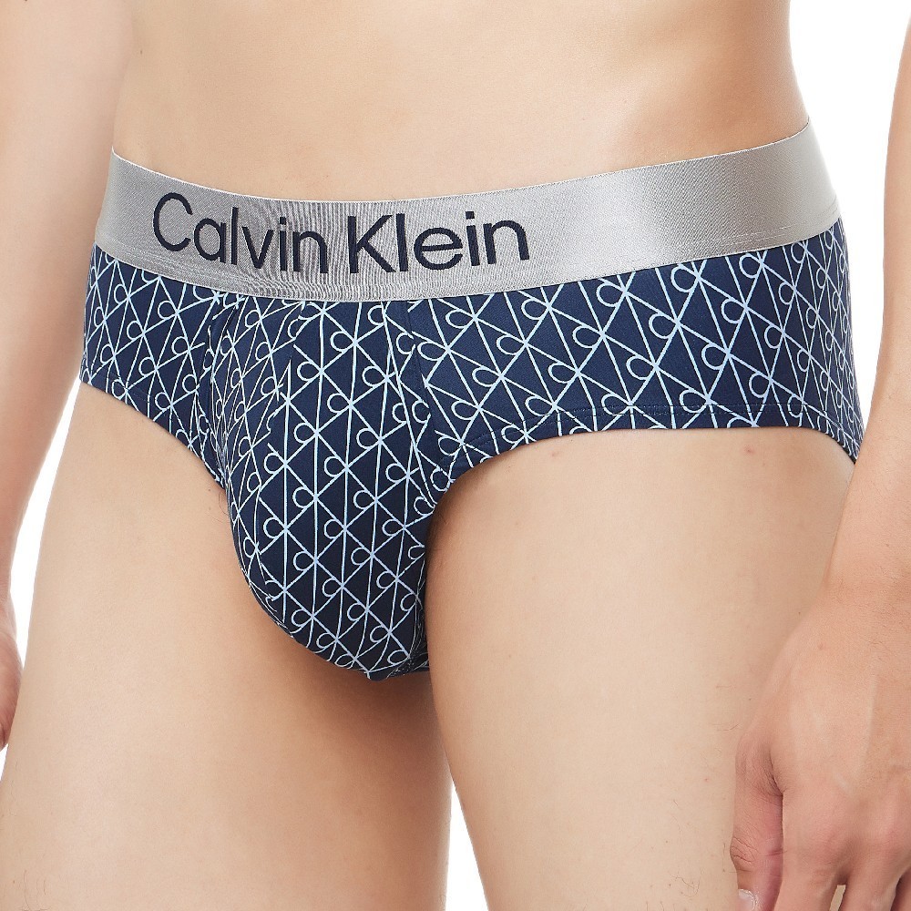 CALVIN KLEIN سليب رجالي Brushed Micro Jersey — كحلي
