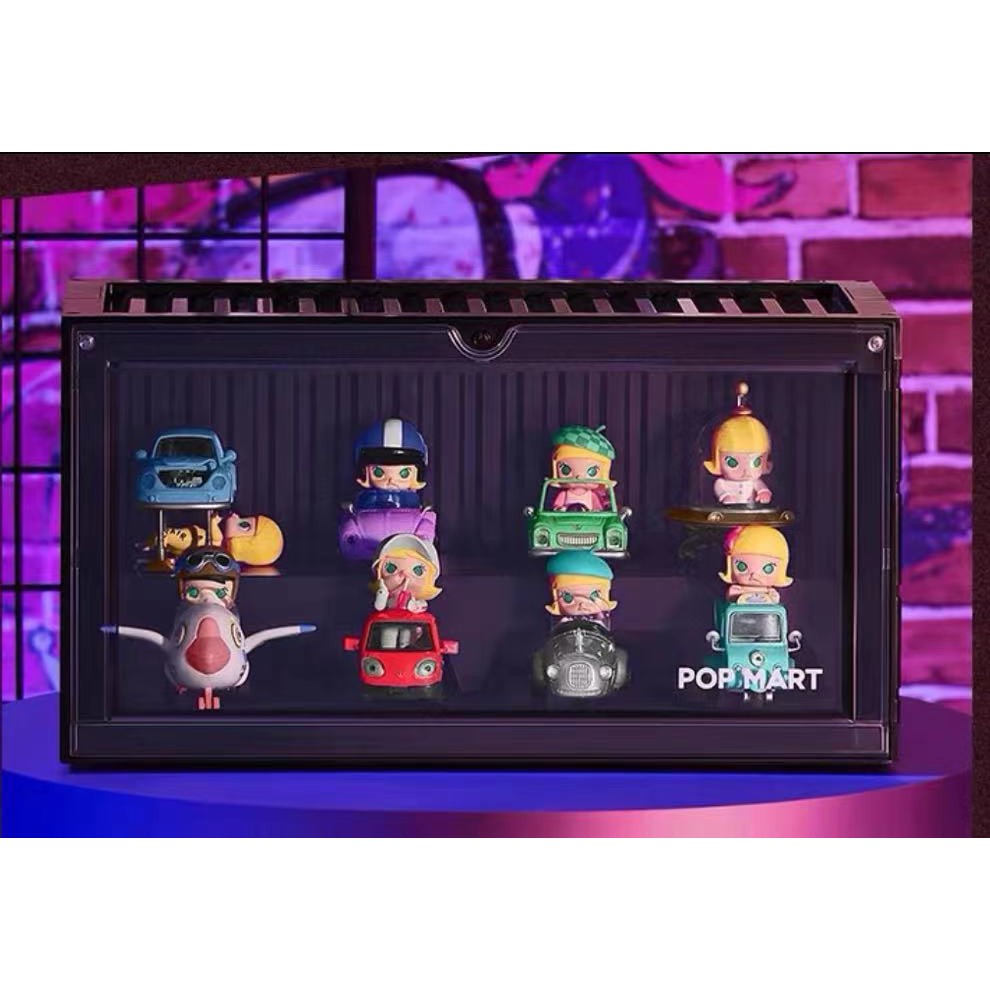 POPMART POPMART SKULLPANDA x Adams Family Molly Kaka Black Container