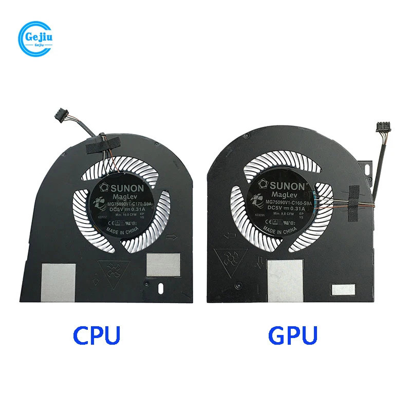 แล็ปท็อปใหม่ CPU GPU พัดลมระบายความร้อนสําหรับ DELL Precision 7530 M7530 7540 P74F