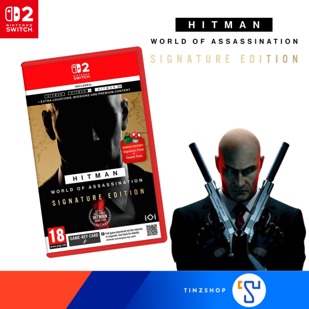 [ส่งด่วน] [Switch2Only] Nintendo Switch2 Game Hitman World of Assassination (Game-Key Card)/EU (SW2เ