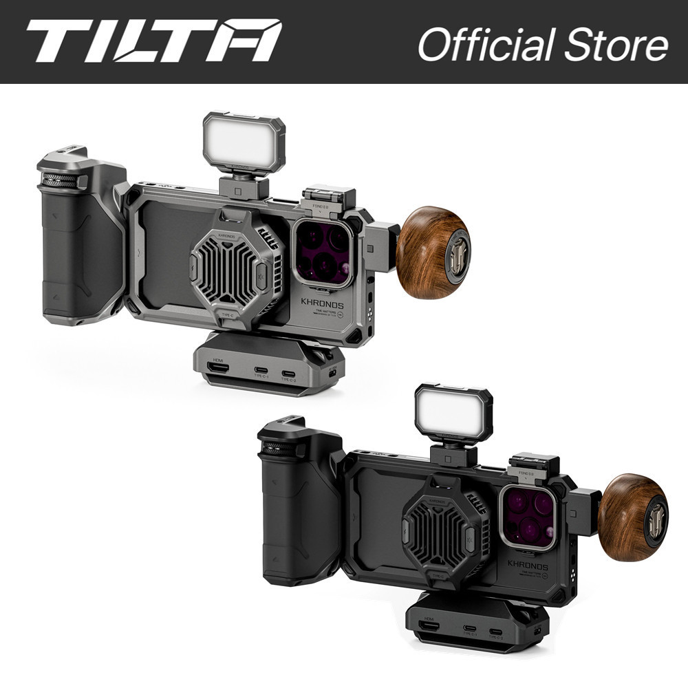TILTA Khronos 16 Pro/Pro Max Ultimate Kit พร้อมโฟกัส ND ชุดกรองอุปกรณ์เสริมขยายขั้นสูงสําหรับโทรศัพท