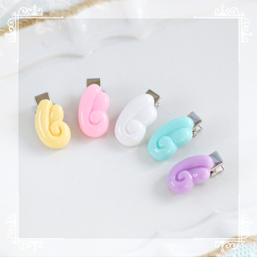 RIA Original {Wing A} สามจุด bjd mdd dd ตุ๊กตาใช้ Mini Hairpin ตกแต่ง Headdress X361