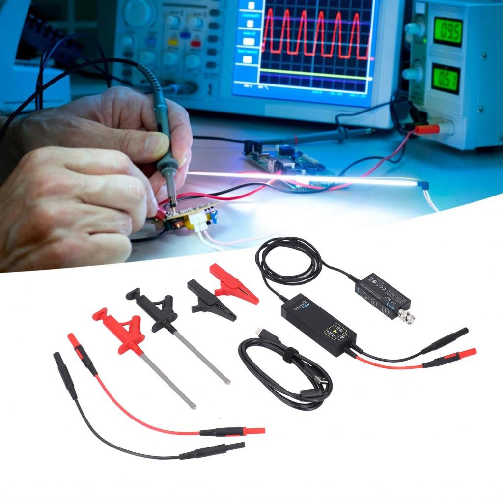 Dioo-ph Walfront แรงดันไฟฟ้าสูง Differential Probe Kit Attenuation Rate Oscilloscope 20X 200X สําหรั