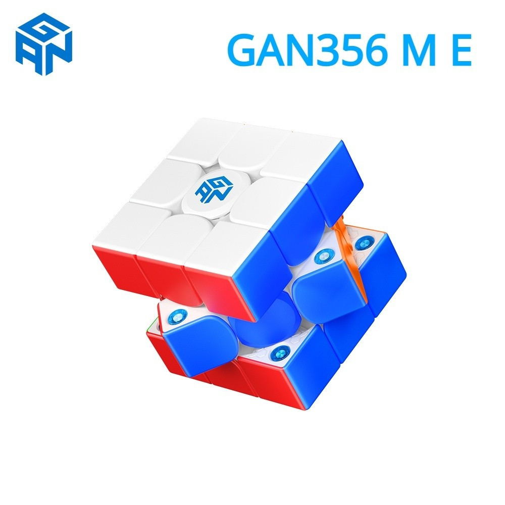 GAN 356 ME 3X3 Cube Magnetic Magic Speed Cube Stickerless Professional Fidget ของเล่น GAN 356ME Cubo