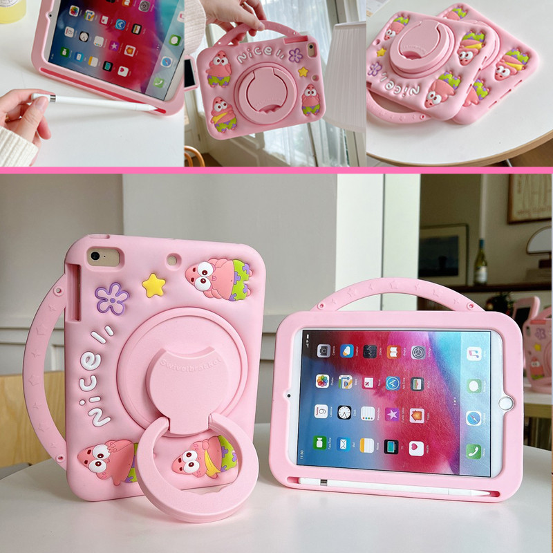 เคสสําหรับ Infinix Xpad 11 นิ้ว X1101 2024 แท็บเล็ตปลอกกาวนุ่ม 360 แบบพกพาฝาครอบป้องกันน่ารักการ์ตูน