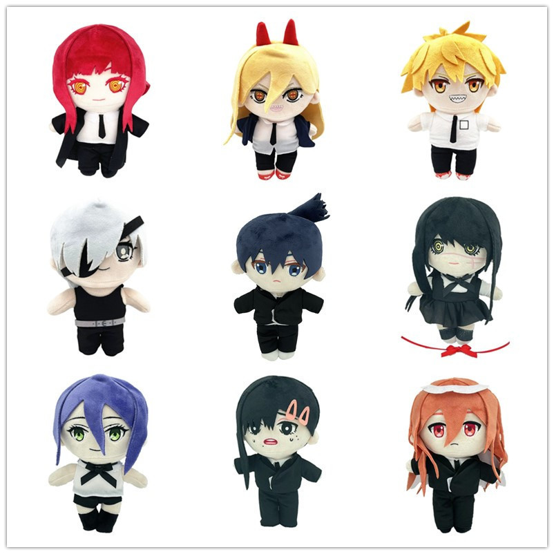 Chainsaw Man อะนิเมะรอบ Denji Makima ตุ๊กตาตุ๊กตา Plushie ตุ๊กตาของเล่น