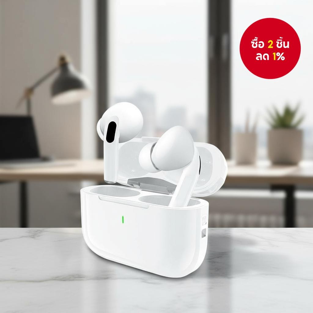 หูฟังบลูทูธ J206 รุ่น 5.3 พร้อมไมโครโฟนในตัว, ระบบตัดเสียงรบกวน, รองรับทุกอุปกรณ์