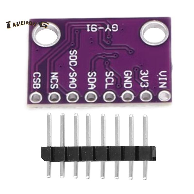 [คุณภาพ T]โมดูลบอร์ดเซ็นเซอร์ MPU-9250 MPU9250 BMP280 SPI IIC 2 ชิ้น