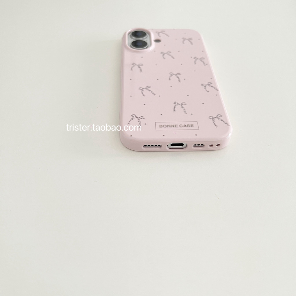 Insสไตล์โบว์เคสโทรศัพท์สําหรับApple 17 iphone16promax Soft 14Proป้องกันกรณี 15 นุ่ม 13gt777.th202510