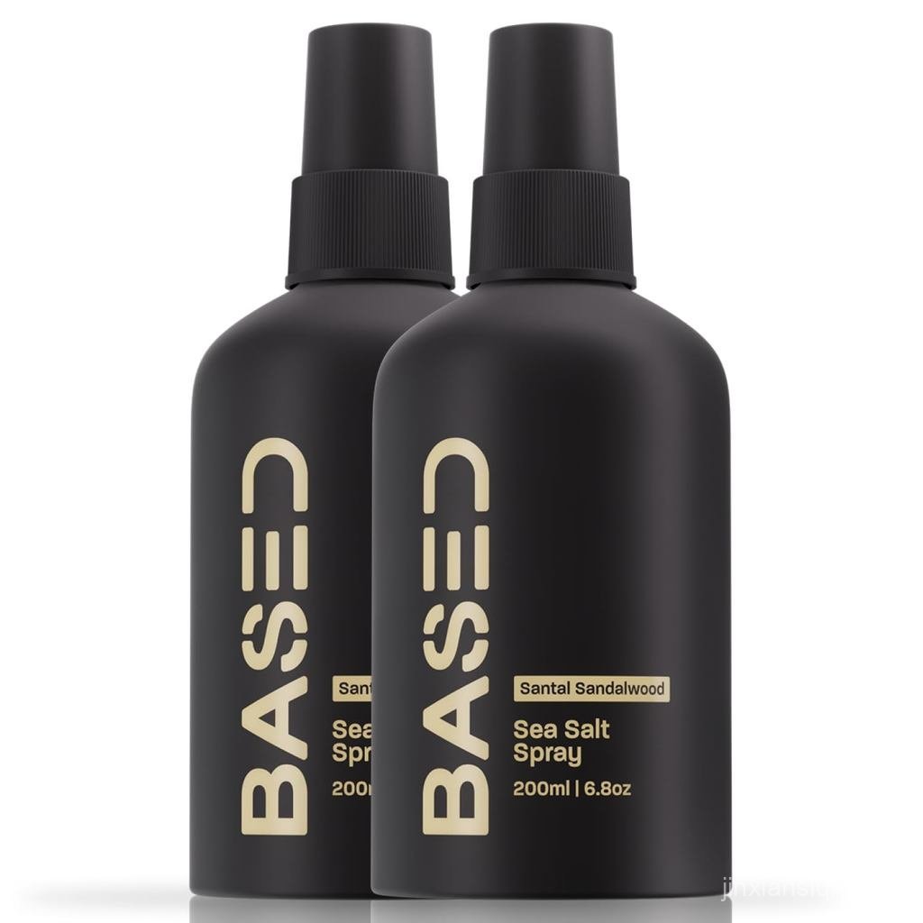 BASED สเปรย์เกลือทะเล Natural Finish สเปรย์เกลือทะเลสําหรับผม Volumizings & Texturizes ด้วย Kelp & V