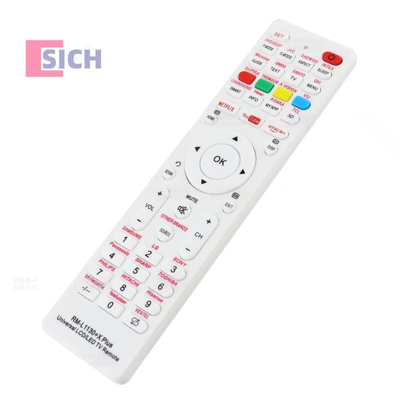 [Sich] Universal RM-L1130+X เปลี่ยนรีโมทคอนโทรลสําหรับทีวีโทรทัศน์ทุกยี่ห้อ RM-L113+12 RM-L1130+8 ให