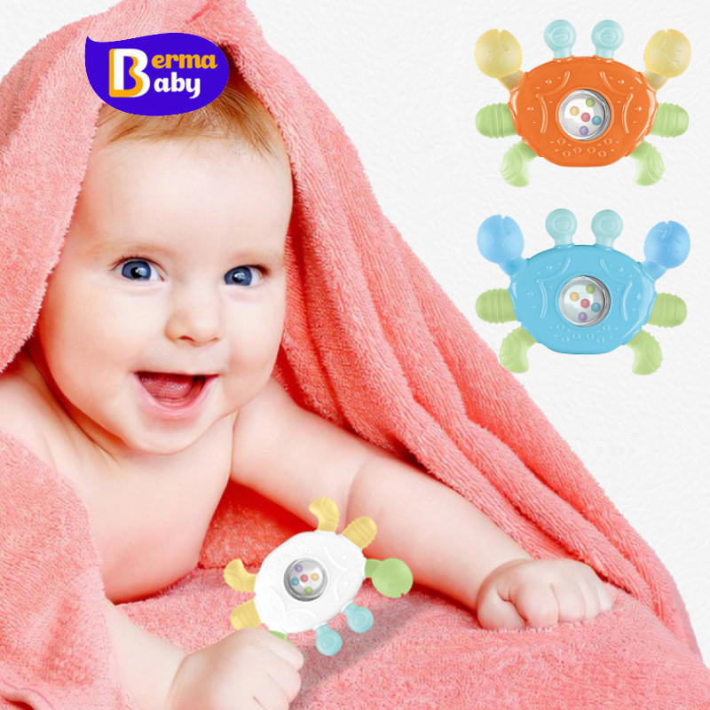 Berma Baby ซิลิโคน นวดเหงือก ยางกัดซิลิโคน ปลอบโยน+นวด เด็กป้องกันการ กัด ยางกัด