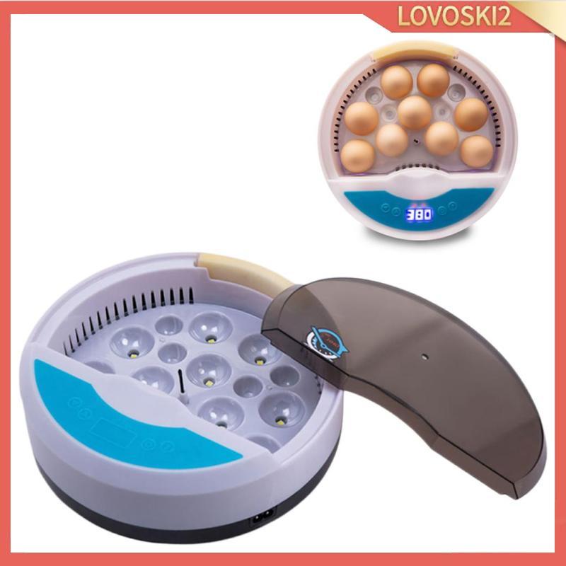 [Lovoski2] ไก่ 9Eggs Incubator อุณหภูมิควบคุม 110V สําหรับฟาร์มไก่นกกระทา