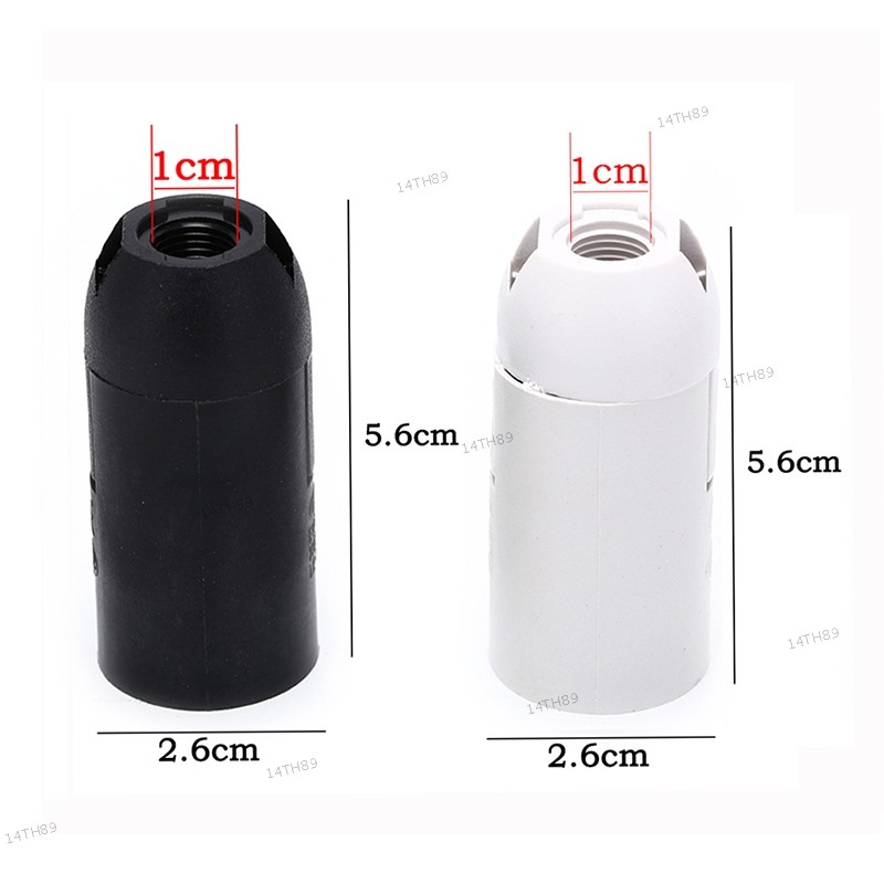 2pcs 250V 2A E14 หลอดไฟผู้ถือโคมไฟซ็อกเก็ต Luminaire Lampholder อุปกรณ์เสริม 14TH89